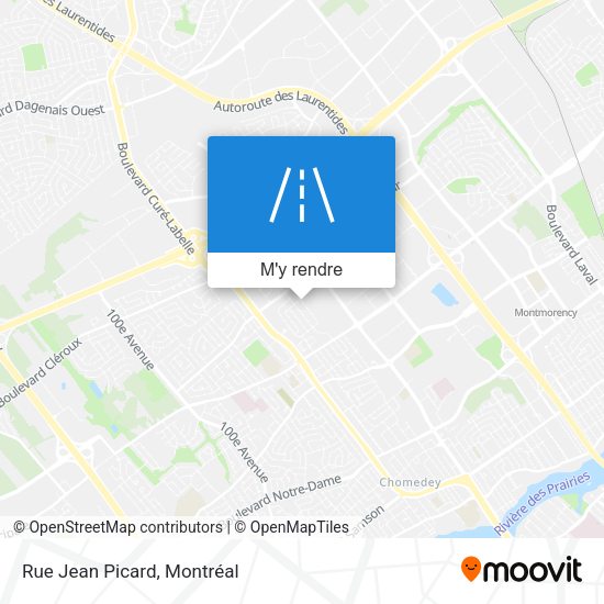 Rue Jean Picard plan