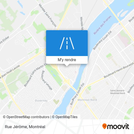 Rue Jérôme plan