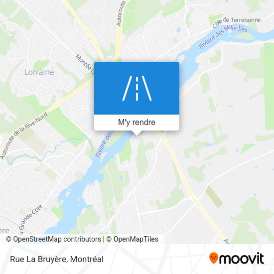Rue La Bruyère plan
