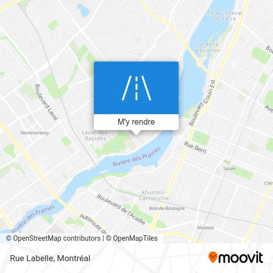 Rue Labelle plan