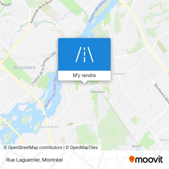Rue Laguerrier plan
