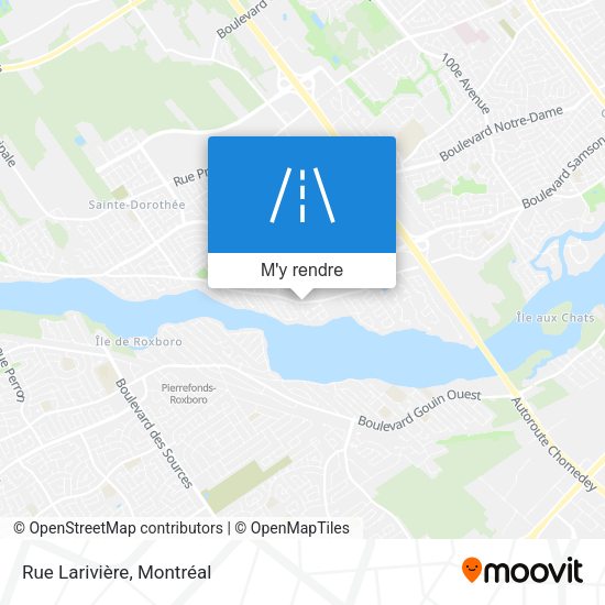 Rue Larivière plan