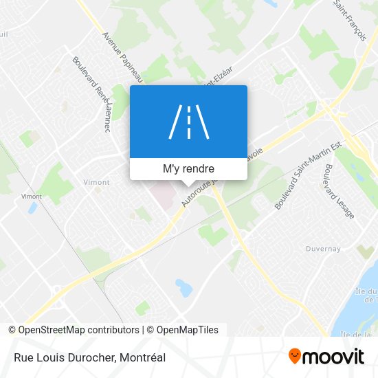 Rue Louis Durocher plan
