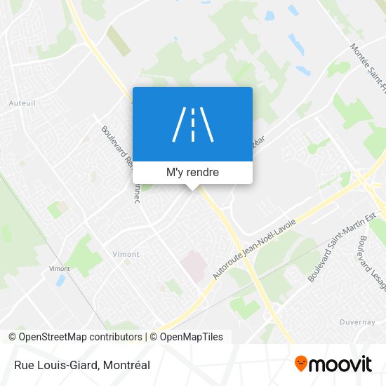 Rue Louis-Giard plan
