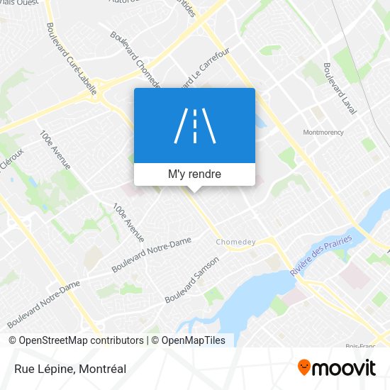 Rue Lépine plan