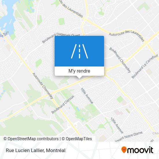 Rue Lucien Lallier plan