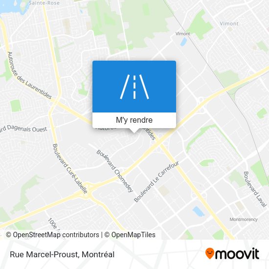 Rue Marcel-Proust plan