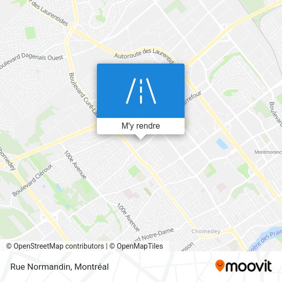 Rue Normandin plan