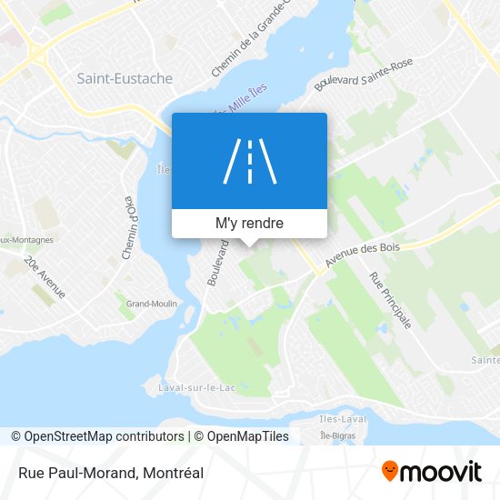 Rue Paul-Morand plan