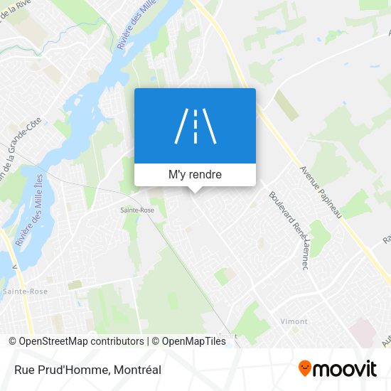 Rue Prud'Homme plan