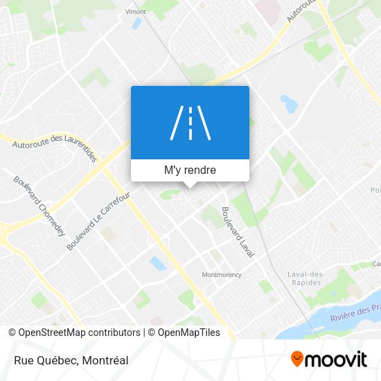 Rue Québec plan