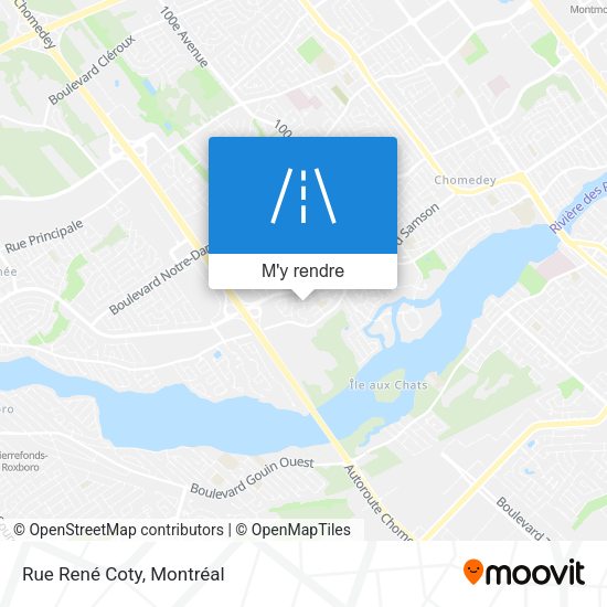 Rue René Coty plan