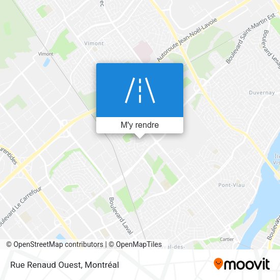 Rue Renaud Ouest plan