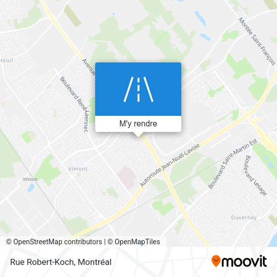 Rue Robert-Koch plan