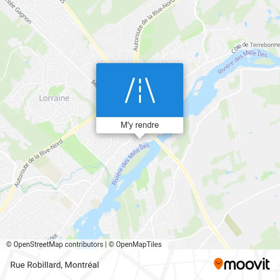 Rue Robillard plan