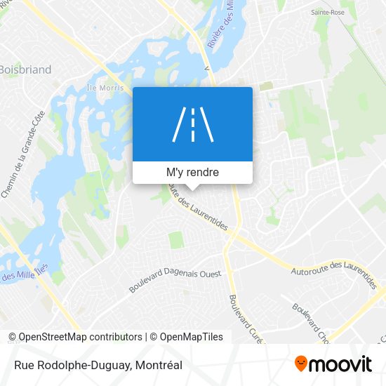 Rue Rodolphe-Duguay plan