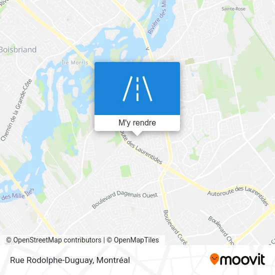 Rue Rodolphe-Duguay plan