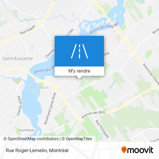 Rue Roger-Lemelin plan