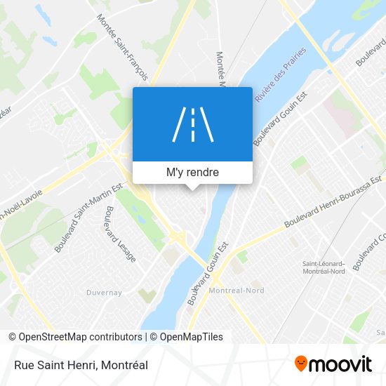 Rue Saint Henri plan