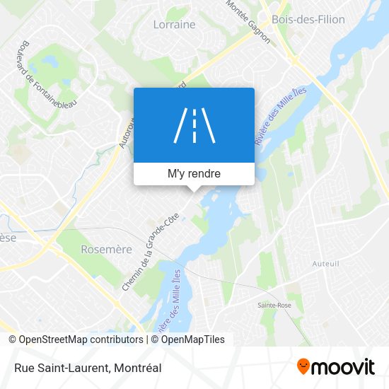Rue Saint-Laurent plan