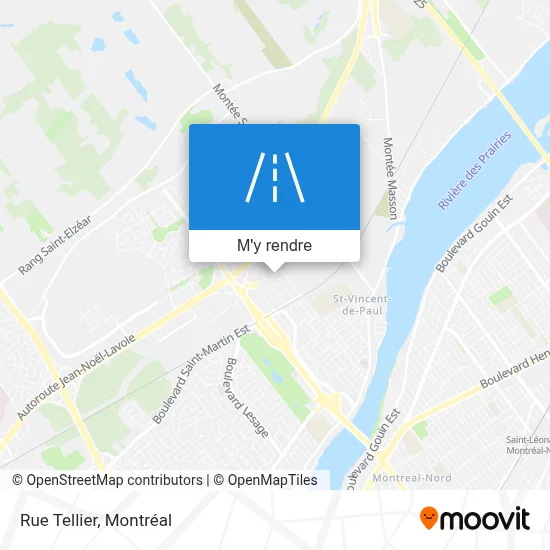 Rue Tellier plan