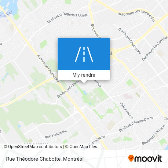 Rue Théodore-Chabotte plan