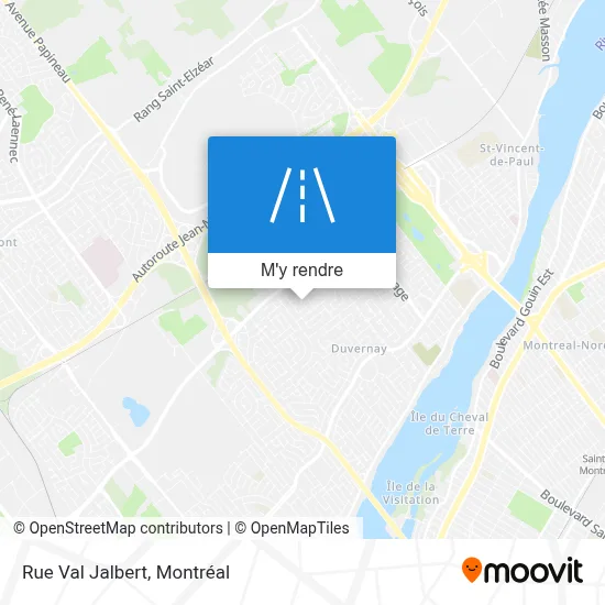 Rue Val Jalbert plan