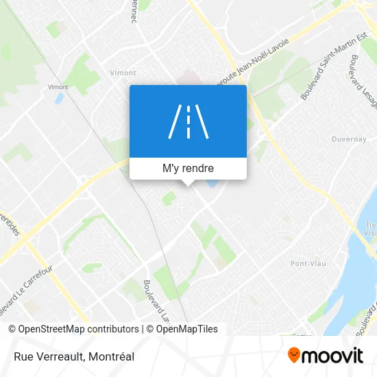 Rue Verreault plan