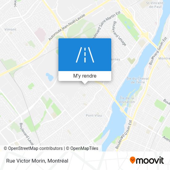 Rue Victor Morin plan