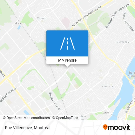 Rue Villeneuve plan