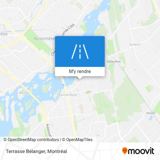 Terrasse Bélanger plan