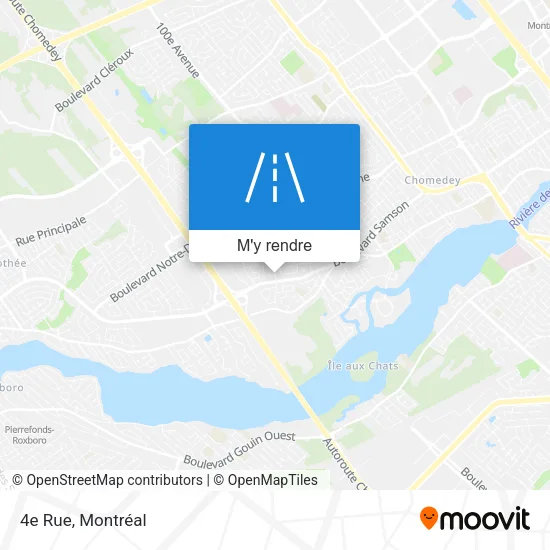 4e Rue plan