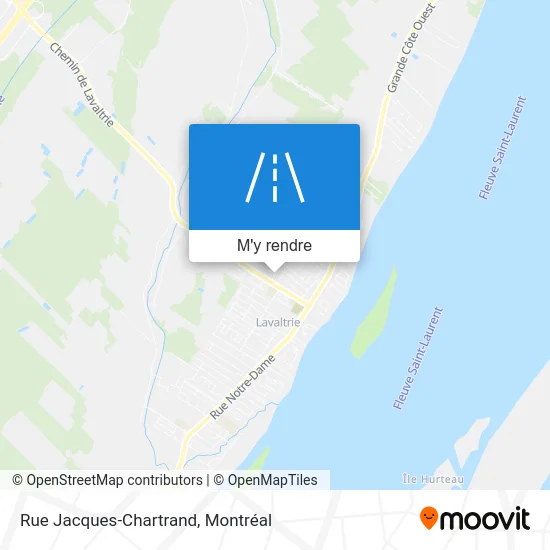 Rue Jacques-Chartrand plan