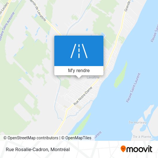 Rue Rosalie-Cadron plan