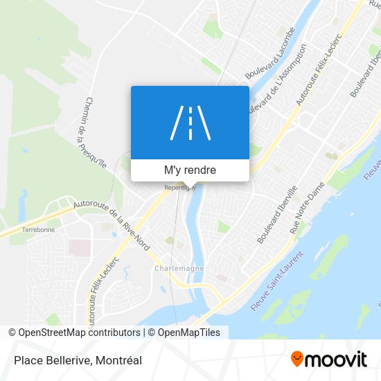 Place Bellerive plan