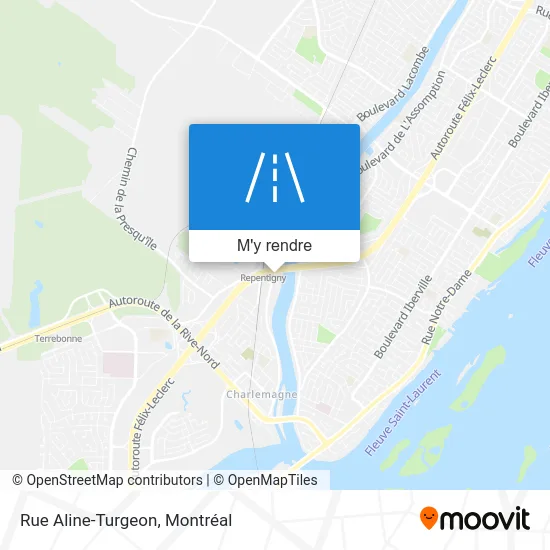 Rue Aline-Turgeon plan