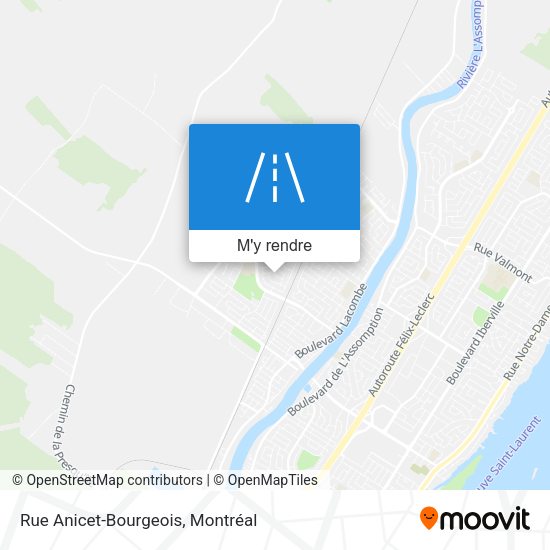 Rue Anicet-Bourgeois plan