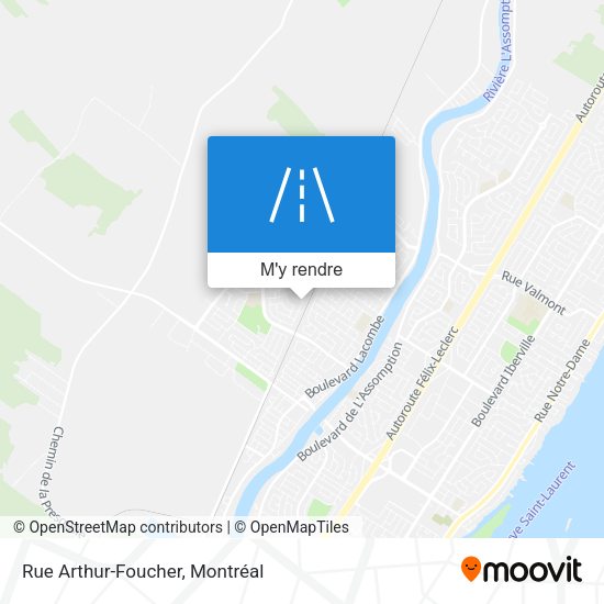 Rue Arthur-Foucher plan