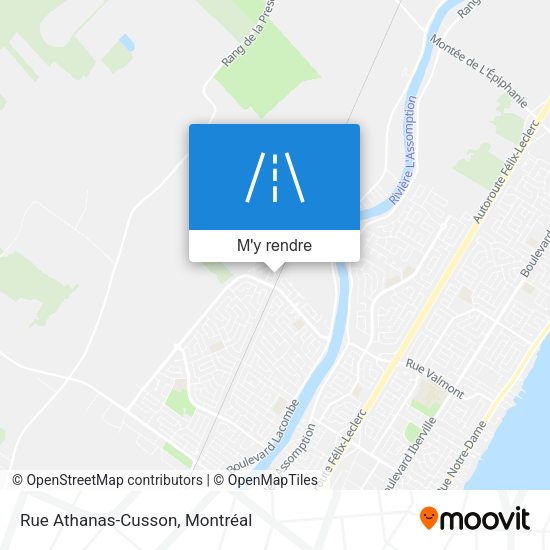 Rue Athanas-Cusson plan