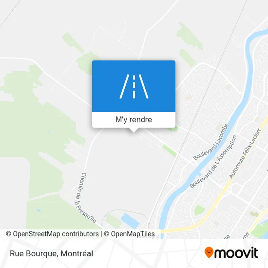 Rue Bourque plan