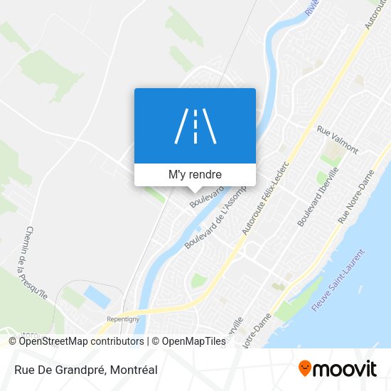 Rue De Grandpré plan