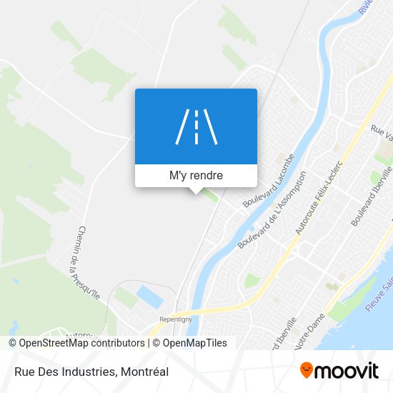 Rue Des Industries plan