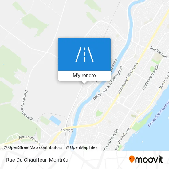 Rue Du Chauffeur plan