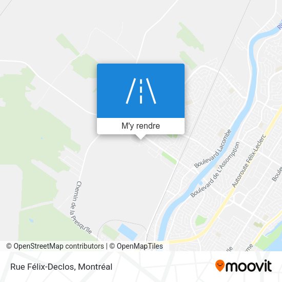 Rue Félix-Declos plan