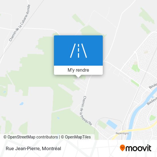Rue Jean-Pierre plan