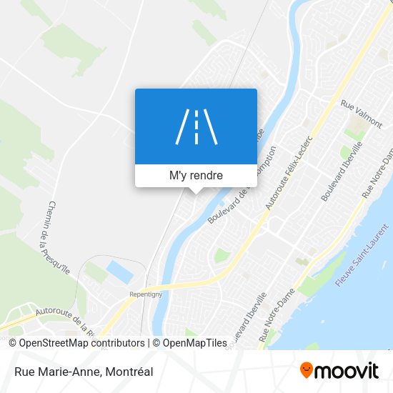 Rue Marie-Anne plan
