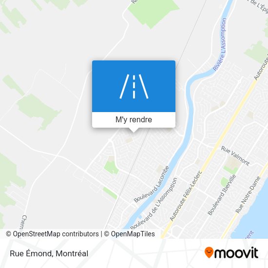 Rue Émond plan