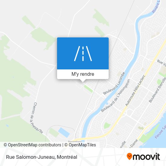 Rue Salomon-Juneau plan