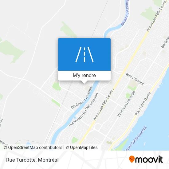 Rue Turcotte plan