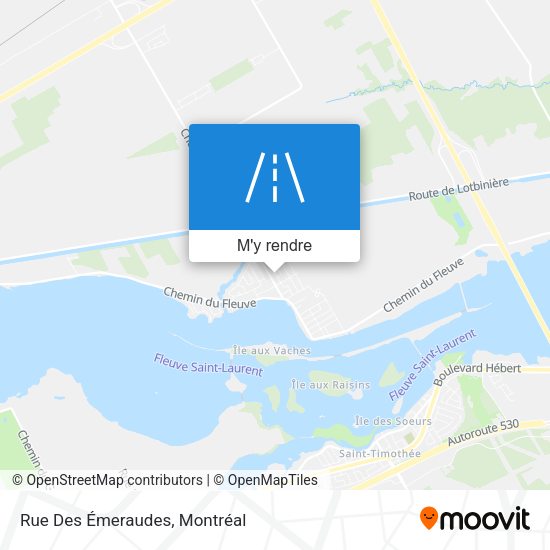 Rue Des Émeraudes plan
